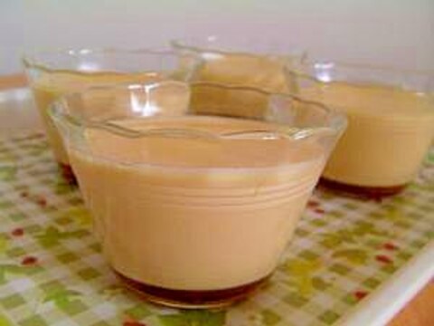 きび砂糖で優しい甘さのプリン (圧力鍋使用)